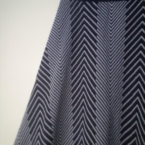 Gilli Skirt Women M Pull On Elastic Waist Stretch Black Gray - Picture 10 of 14